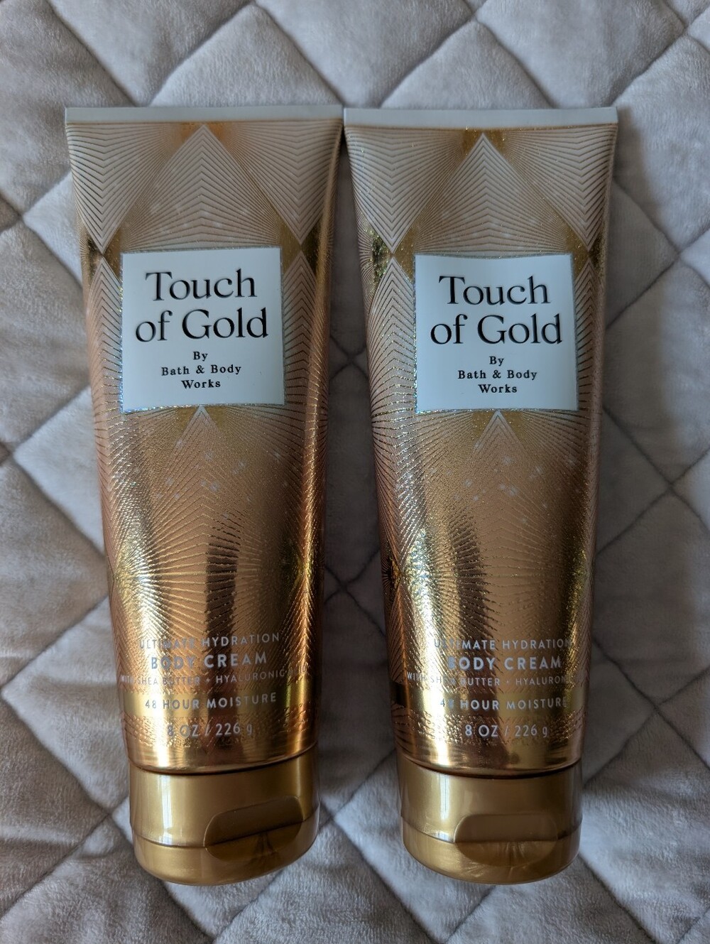 NEW Bath & Body Works, Touch Of Gold, 2x Body Cream
